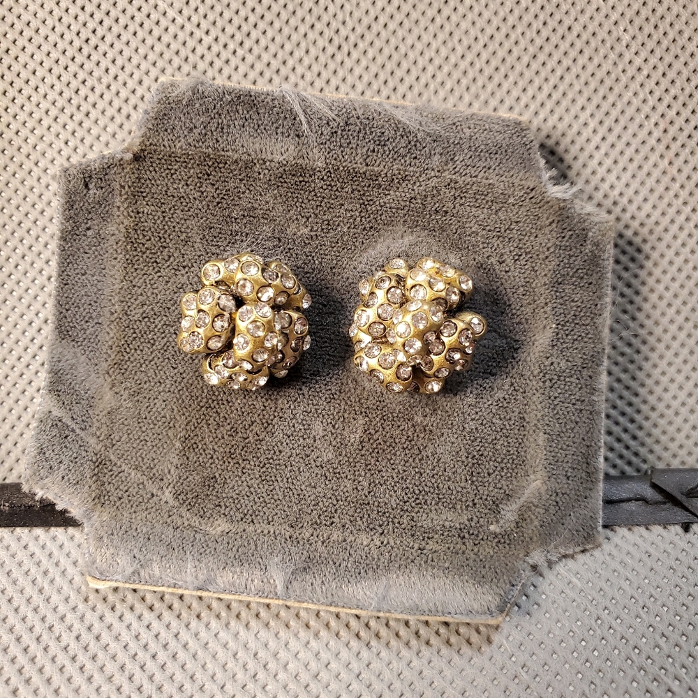 Vintage cluster earrings